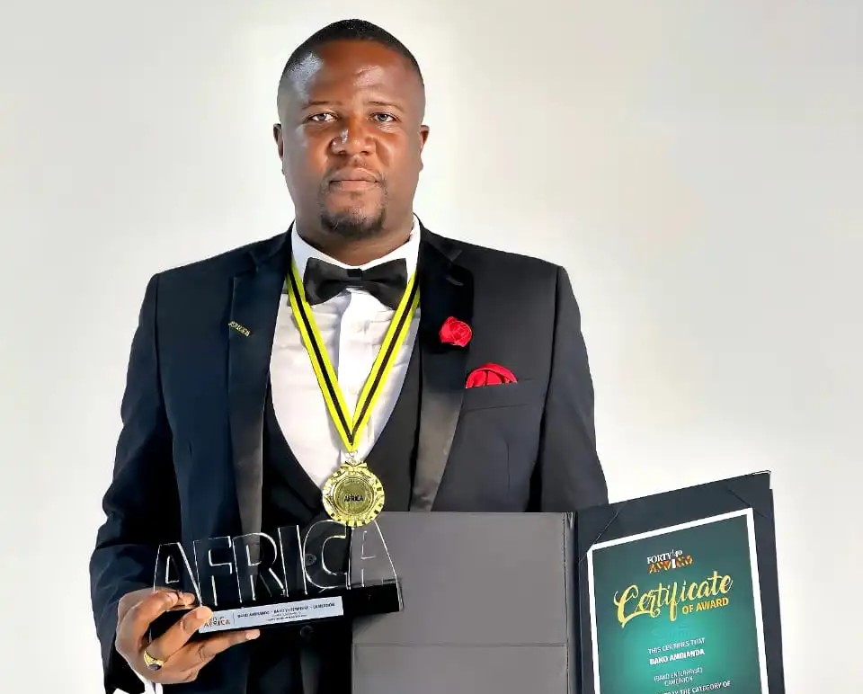 Bako Ambianda, CEO of Backbone Capital Ventures, Honoured with Forty Under 40 Africa Award in Environmental & Climate Sustainability