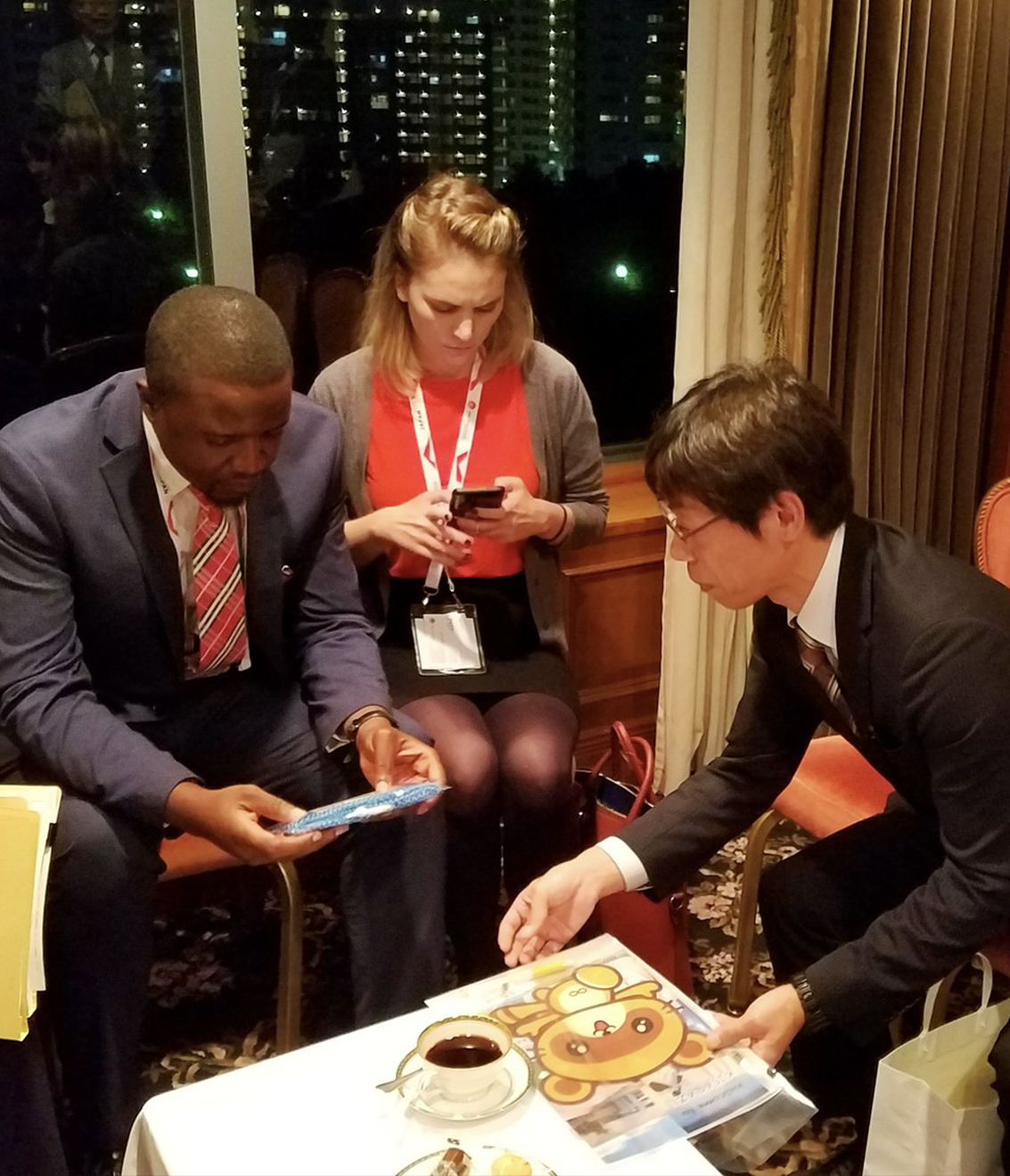 Bako Ambianda at Meet in Japan Trade Mission in Tokyo, Japan