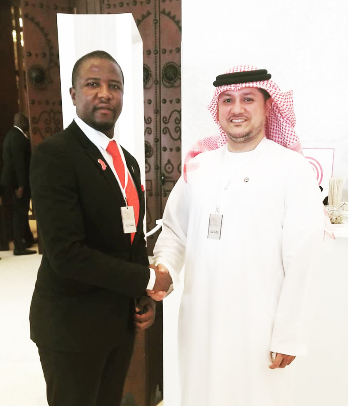 Bako Ambianda at Future Investment Initiative (FII) in Riyadh, Saudi Arabia.