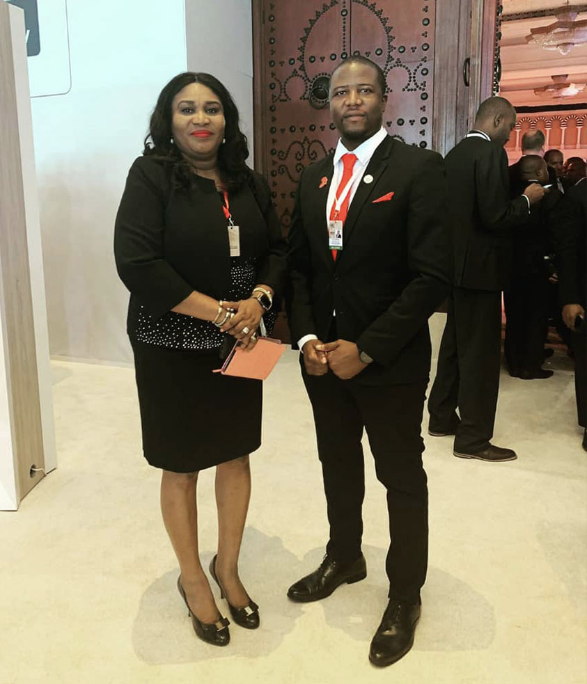 Bako Ambianda and Mrs. Toyin Sanni